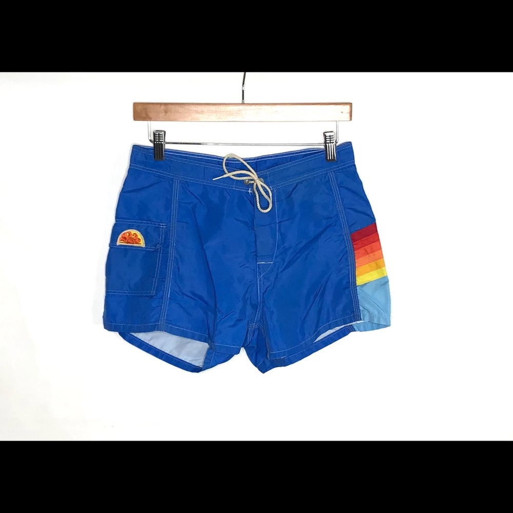 Sundek Women’s Vintage 80’s Rainbow Board Shorts